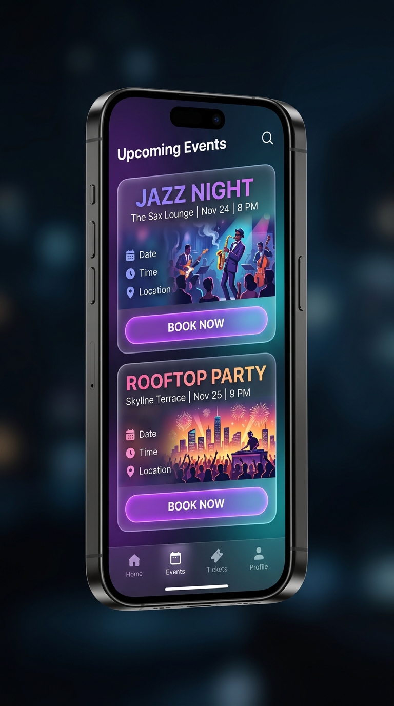 EventSpot App Interface